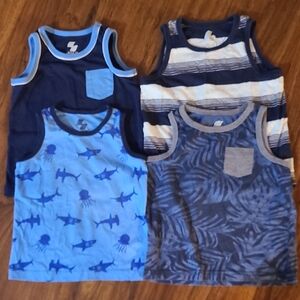 Blue Tank Tops Collection Lightweight Cotton Blend (🛍 Bundle ANY 6/$36)